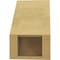 Ekena Millwork 5-inch W x 8-inch D x 8-inch H Carmel Rough Cedar Woodgrain TimberThane Knee Brace, Primed BRCUR05X08X08CARRCPR - alternate 6